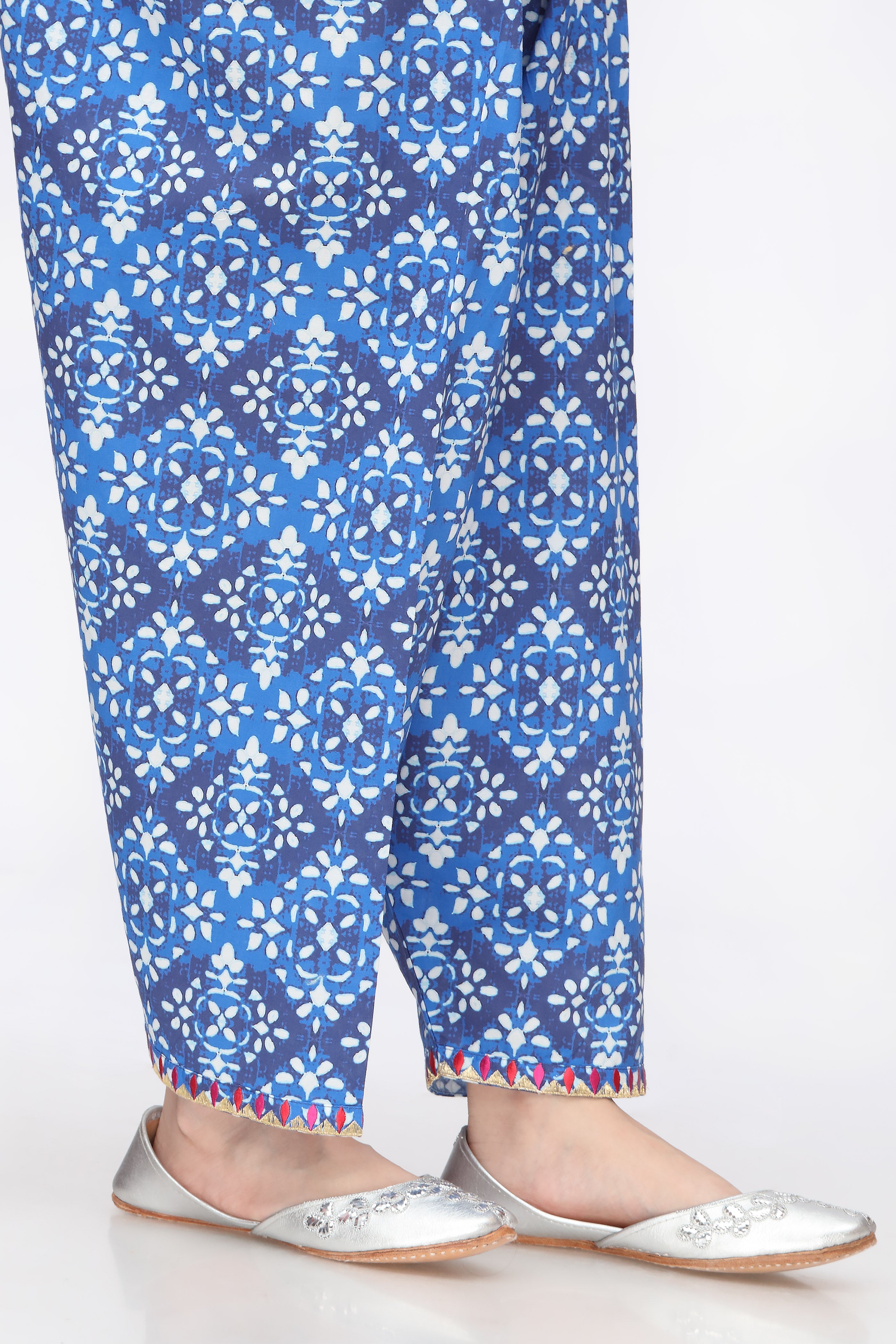 1 Piece Printed Cambric Shalwar (CZ2719)