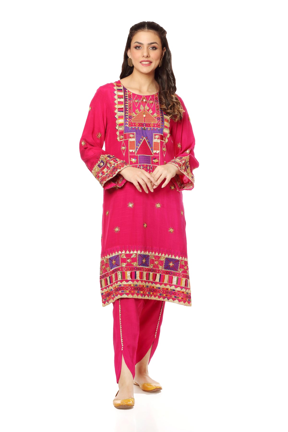 1 Piece Raw Silk Top (FR0562)