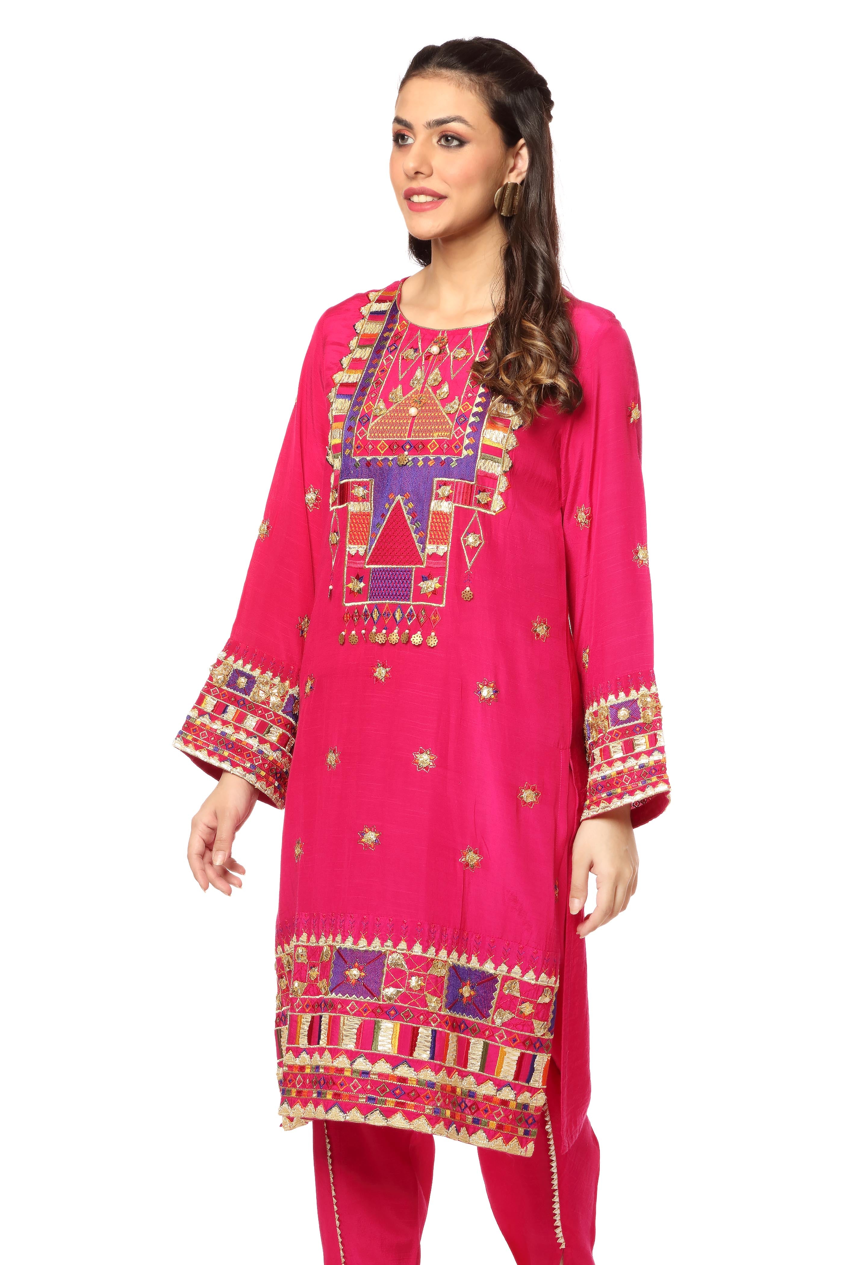 1 Piece Raw Silk Top (FR0562)