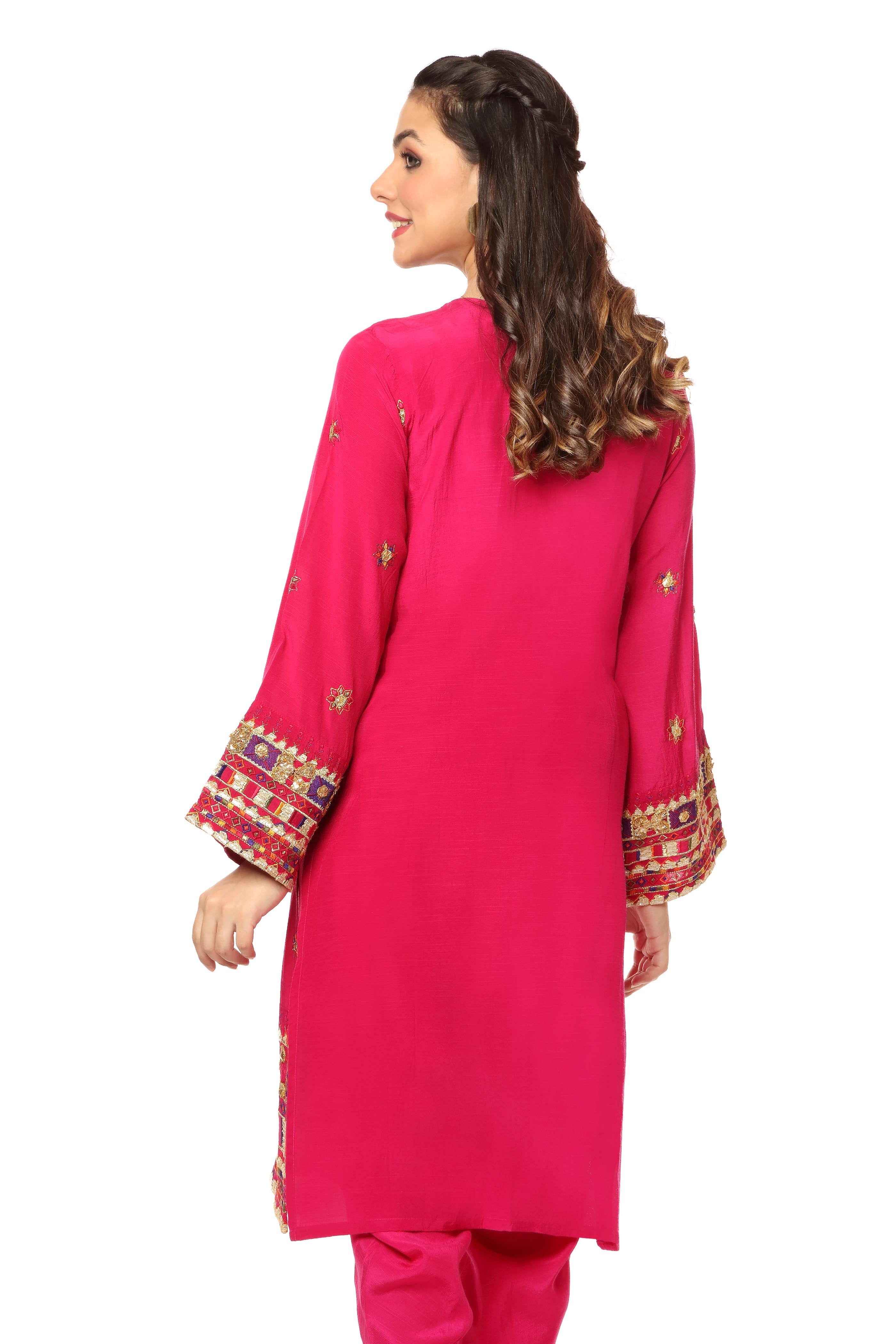 1 Piece Raw Silk Top (FR0562)