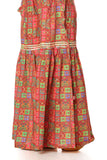 1 Piece Printed Cambric Gharara (CZ2437)