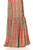 1 Piece Printed Linen Gharara (CZ2414)