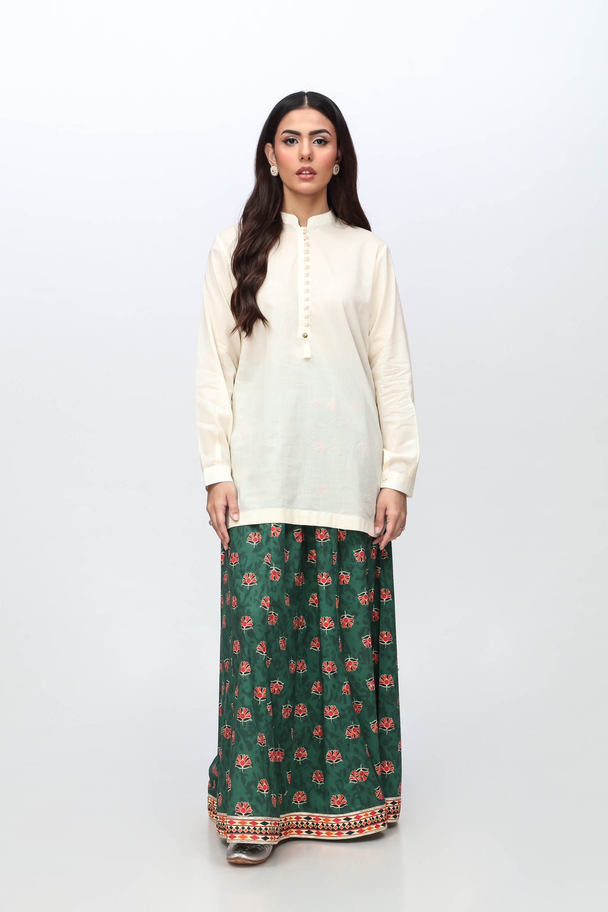 2 Piece Printed Lawn Suit (CR3189)