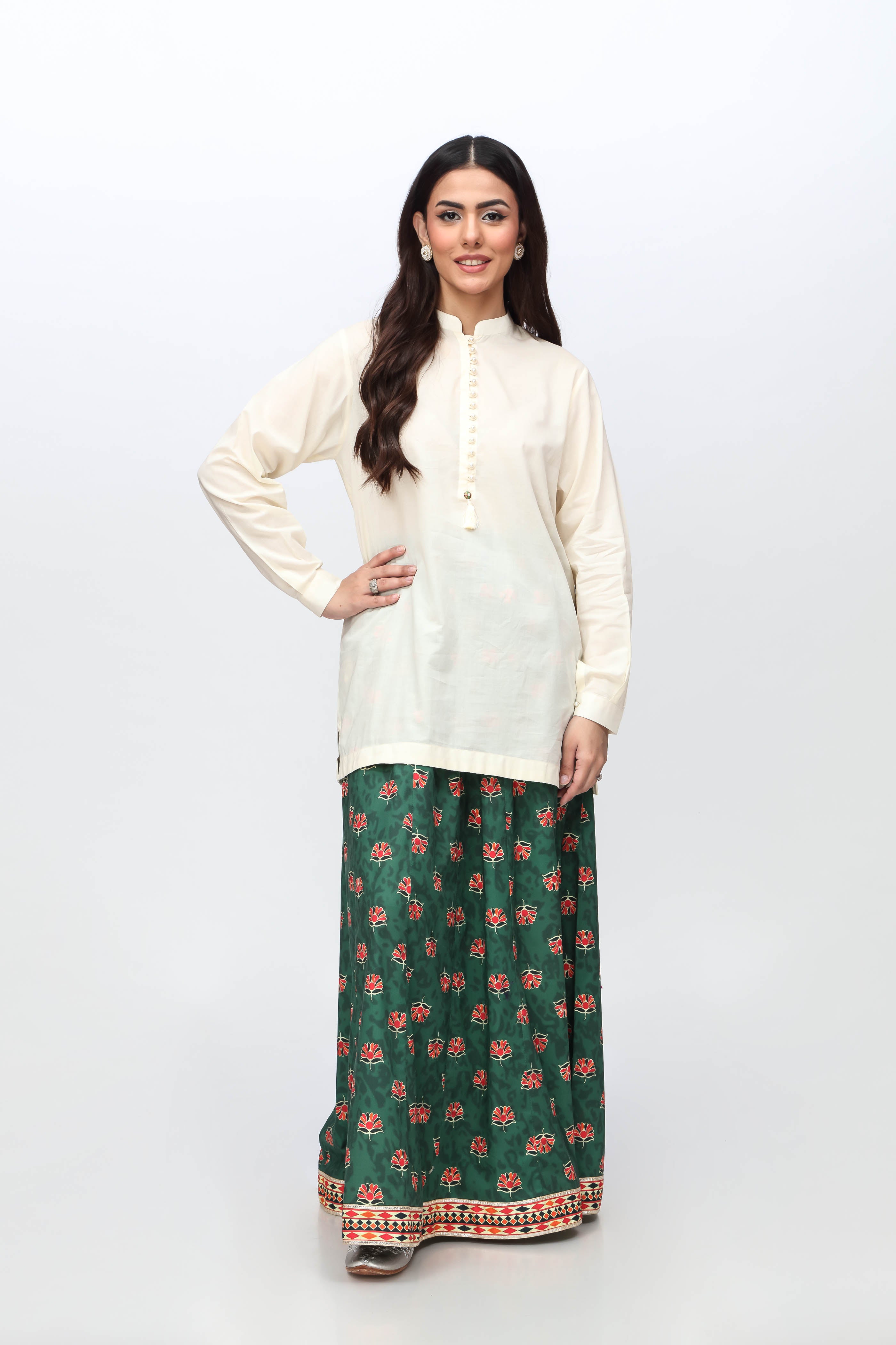 2 Piece Printed Lawn Suit (CR3189)