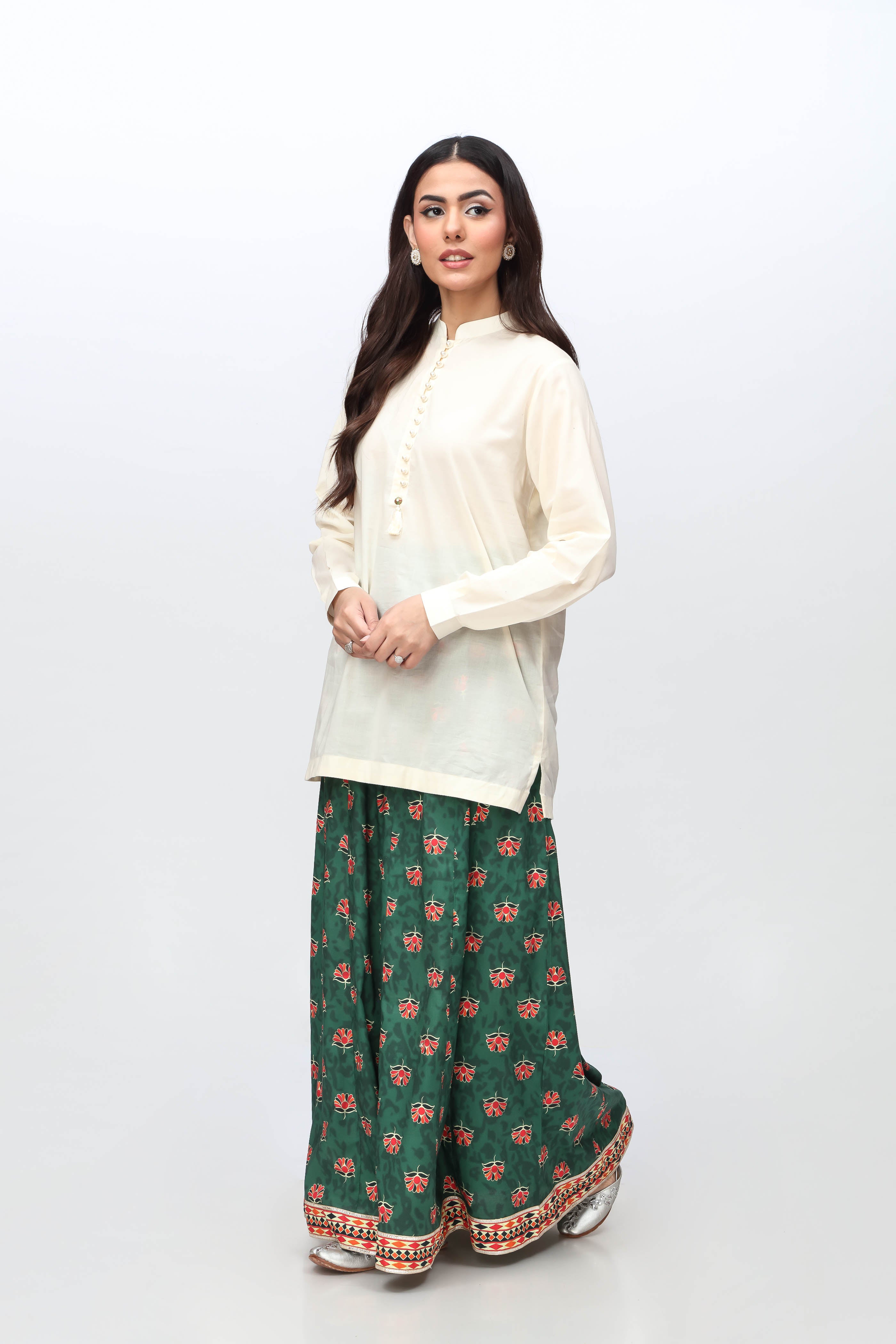 2 Piece Printed Lawn Suit (CR3189)