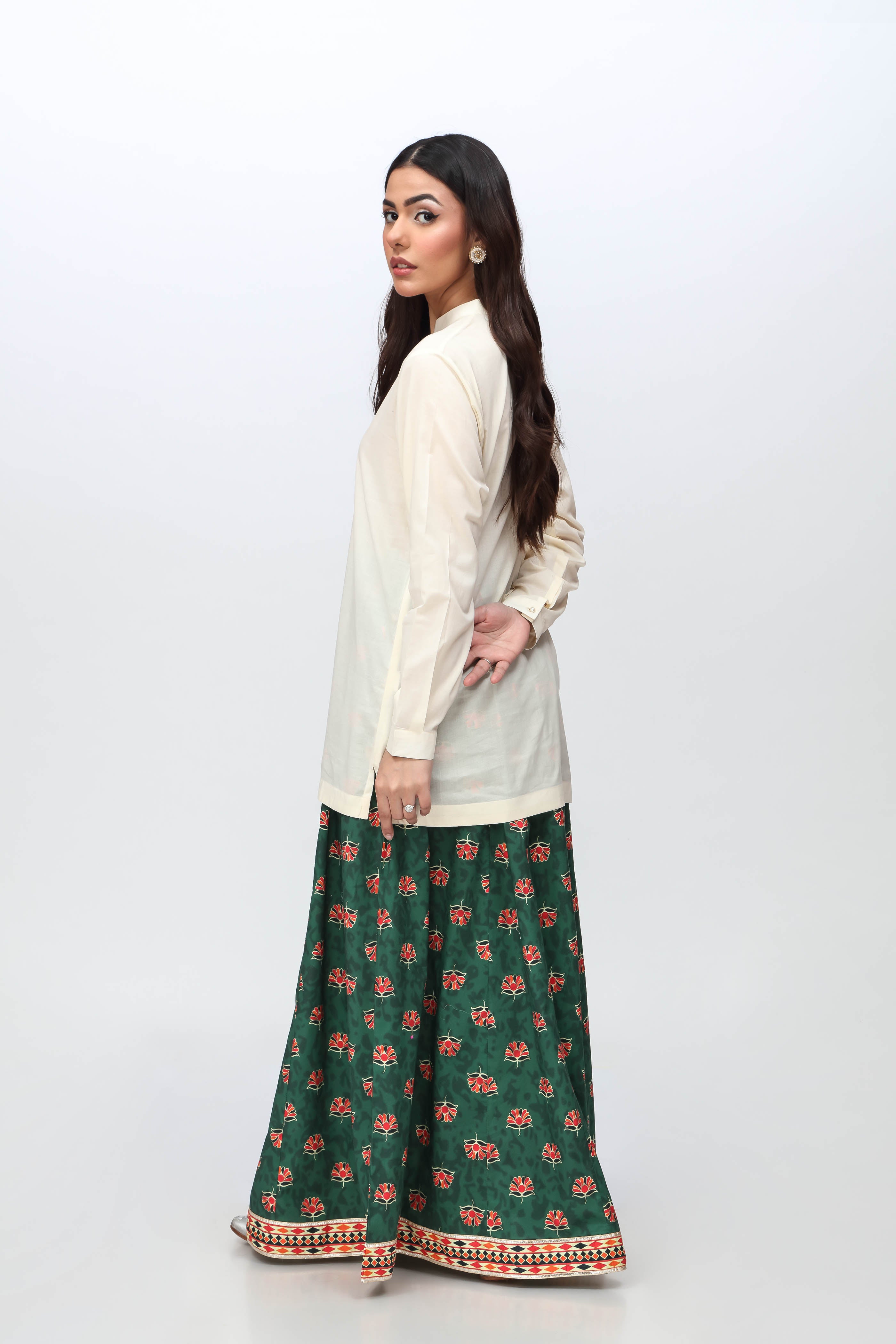 2 Piece Printed Lawn Suit (CR3189)