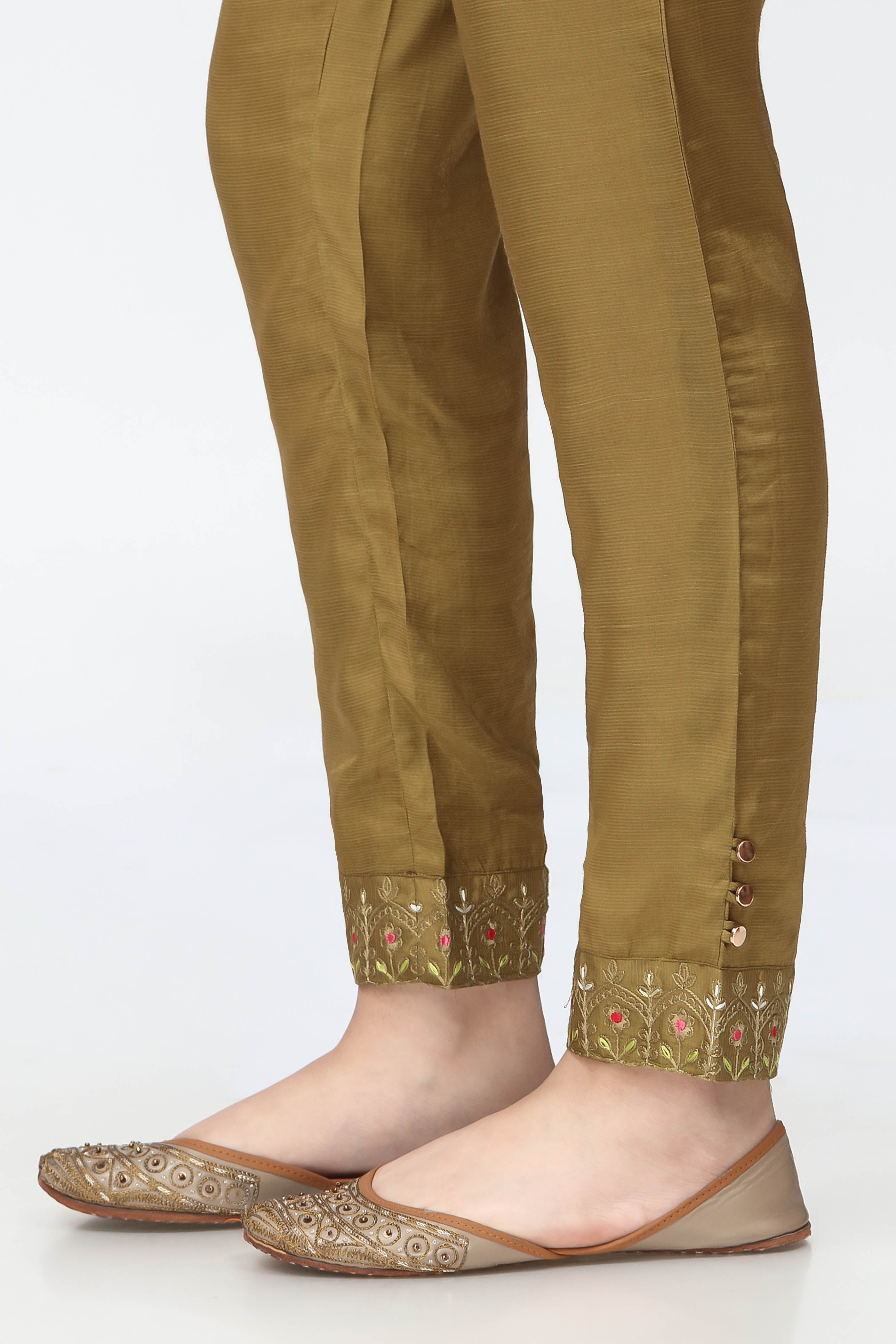 1 Piece Raw Silk Trouser (FZ0675)