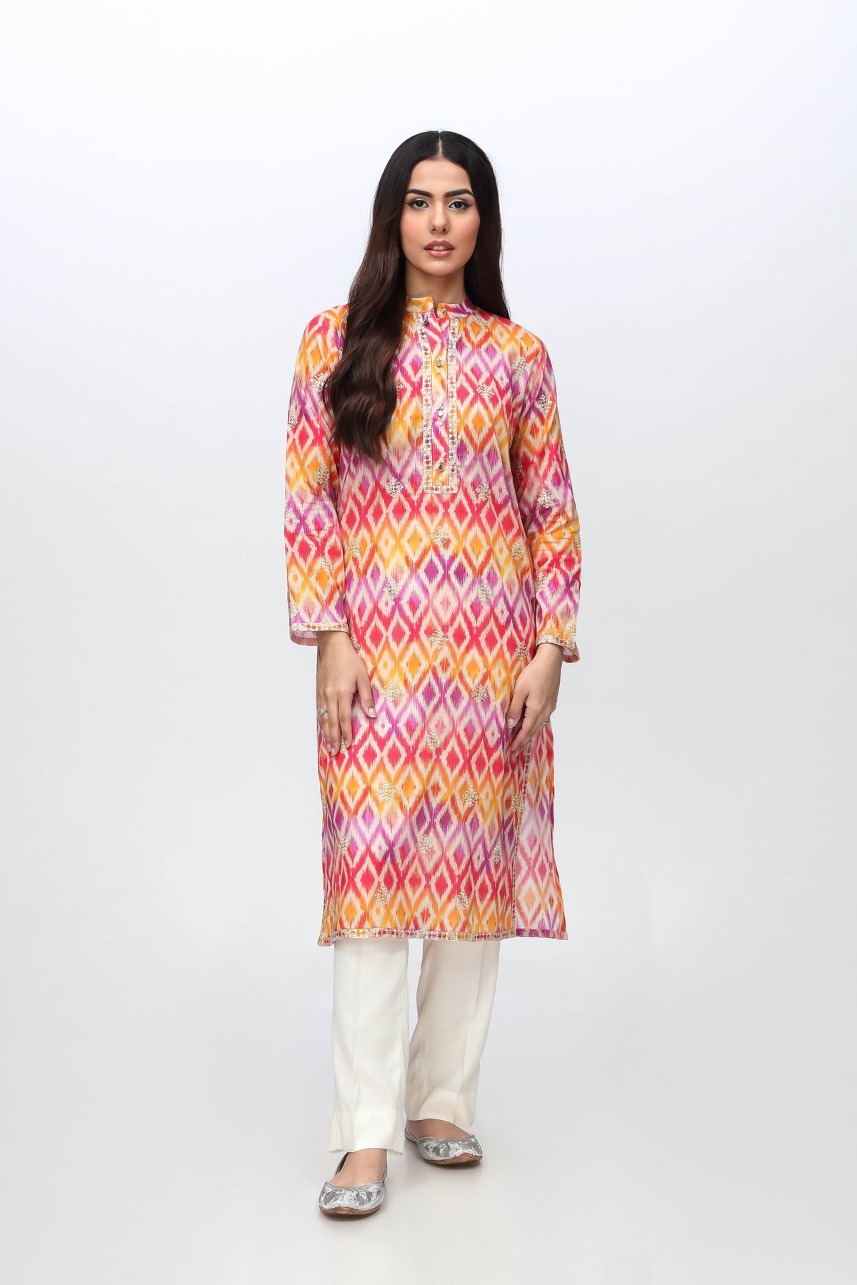 1 Piece Printed Lawn Top (TR0972)