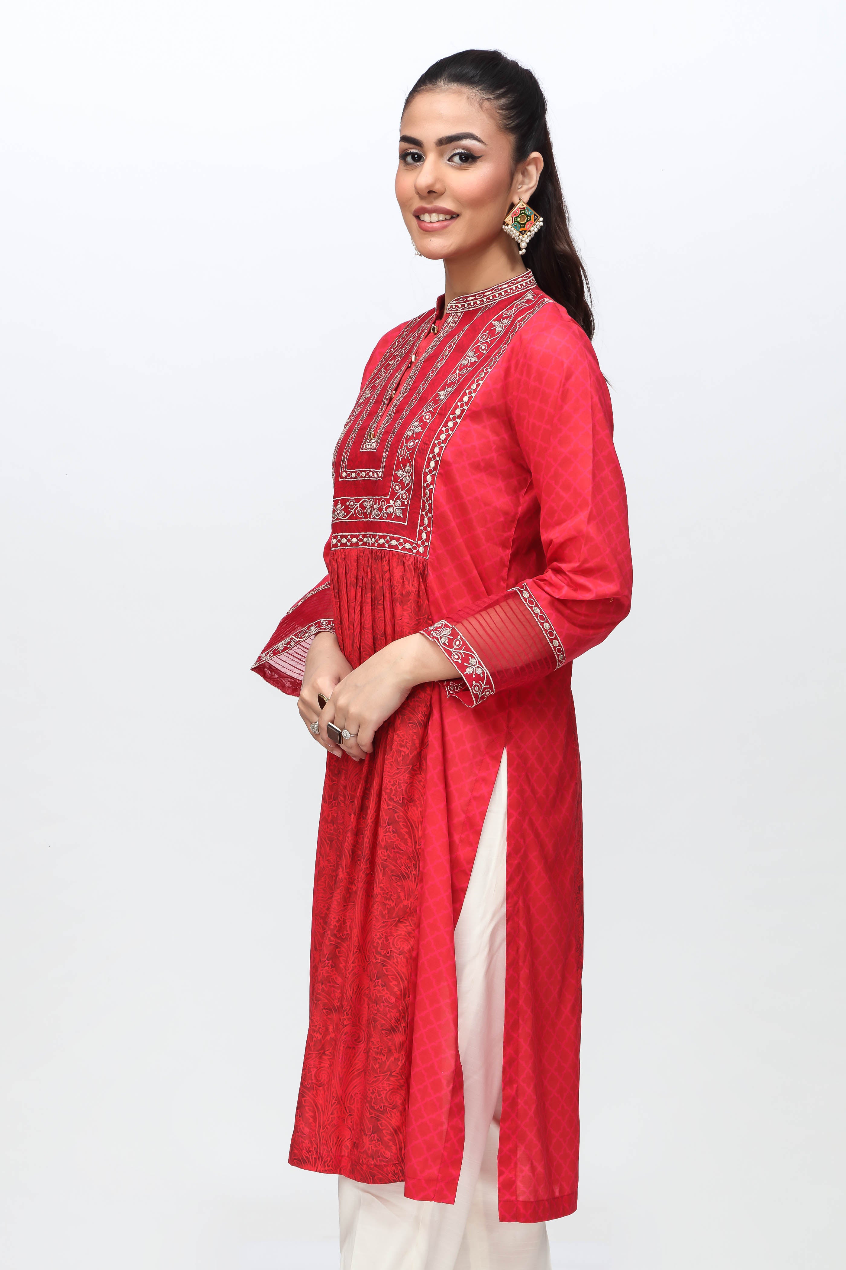 1 Piece Printed Lawn Frock (CR3194)