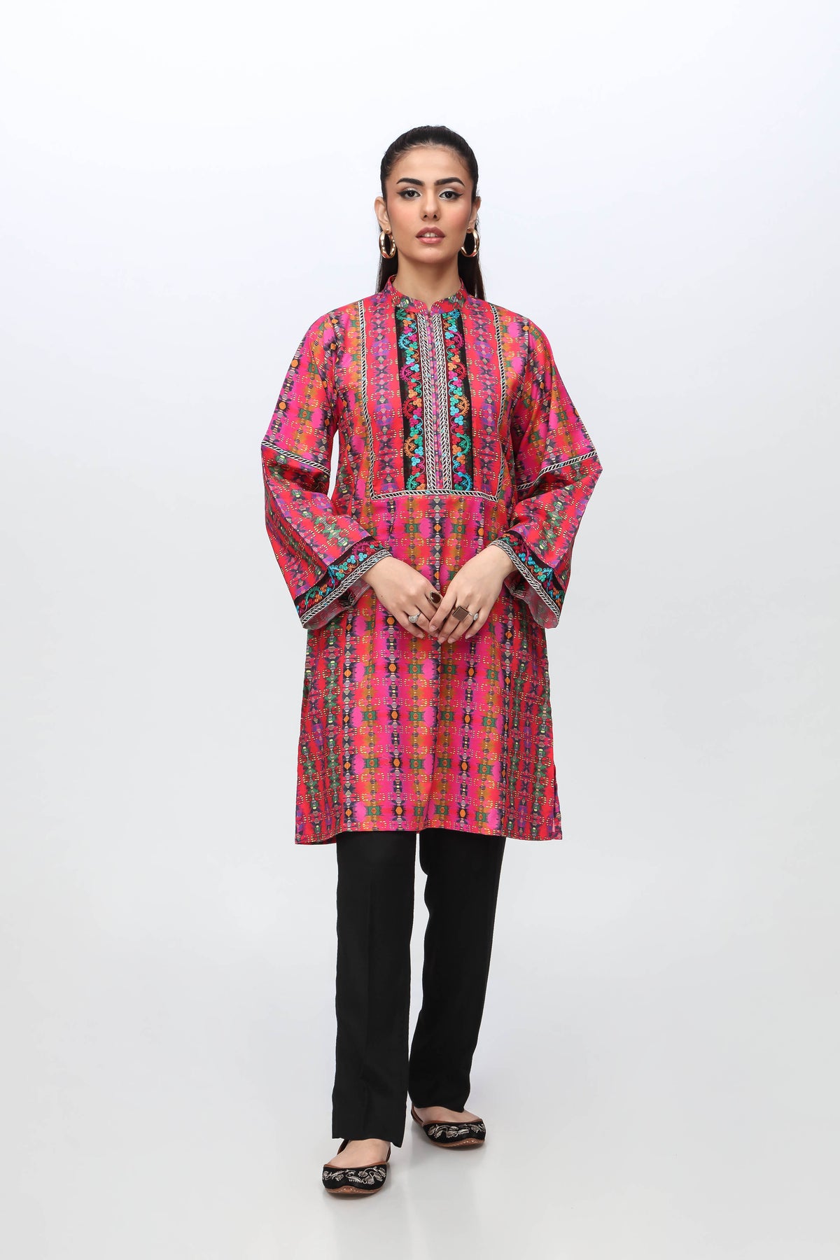 1 Piece Printed Cambric Top (TR0985)