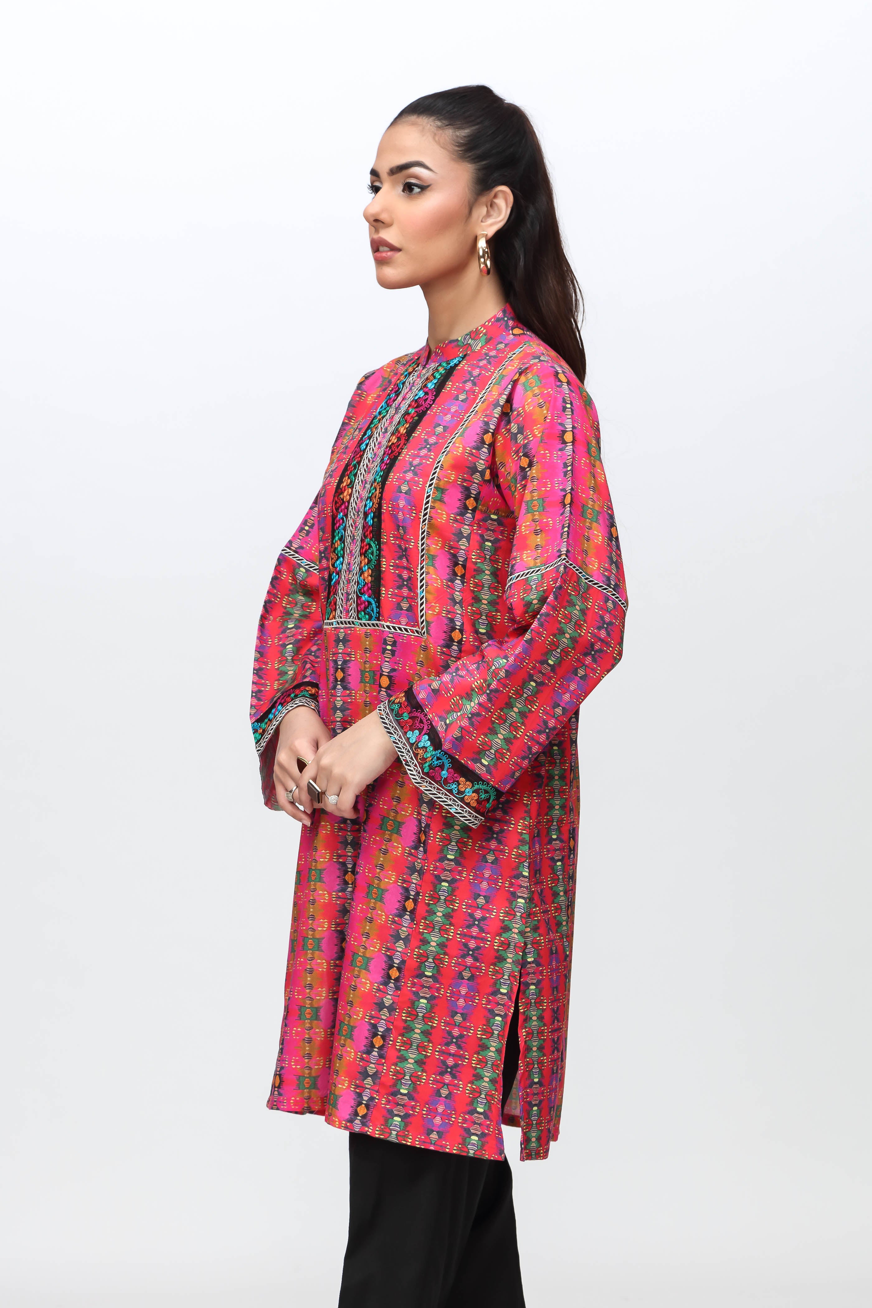 1 Piece Printed Cambric Top (TR0985)