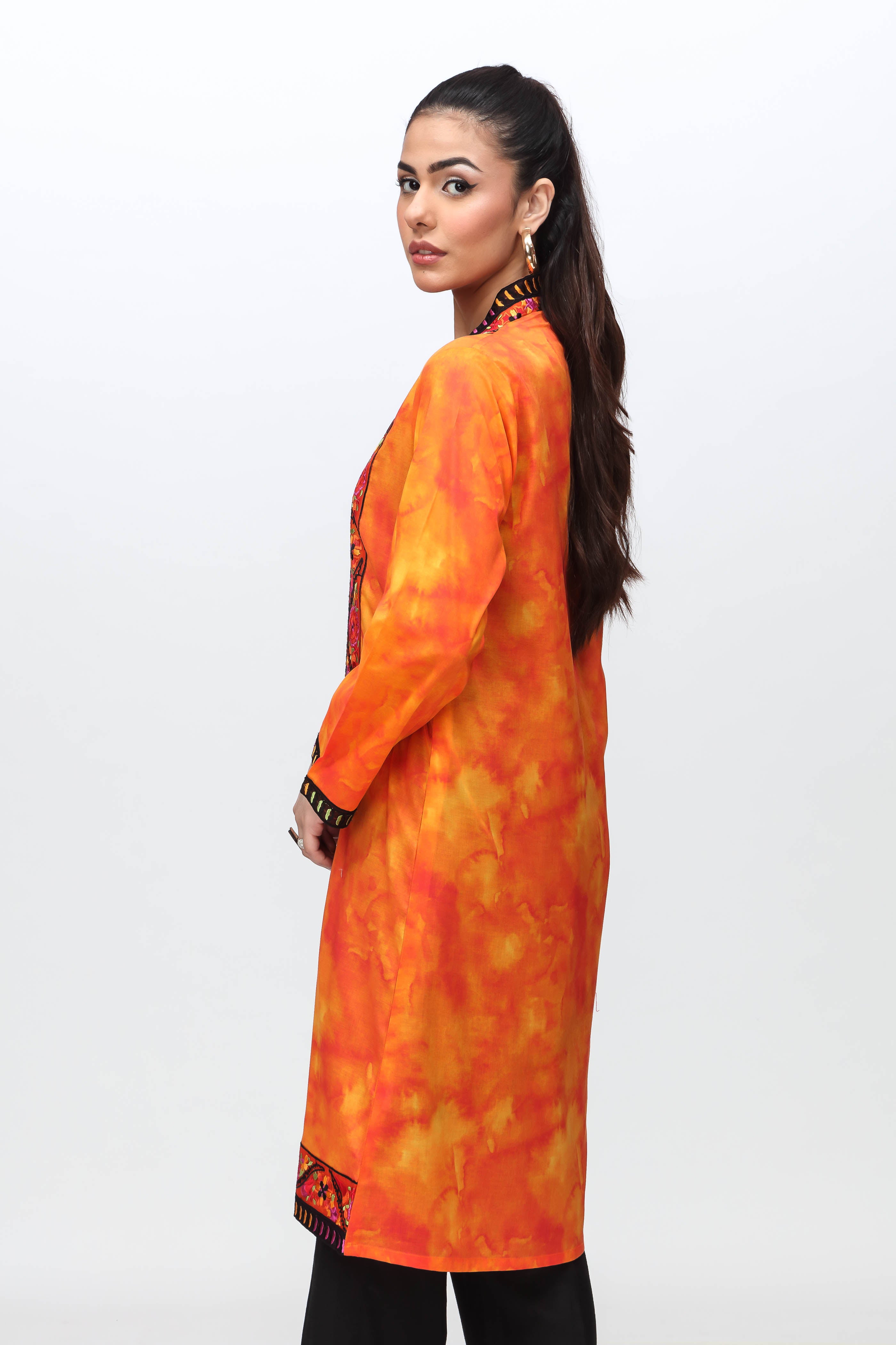 1 Piece Printed Lawn Shrug (CR3198)