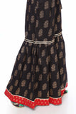 1 Piece Printed Cambric Gharara (CZ2372)