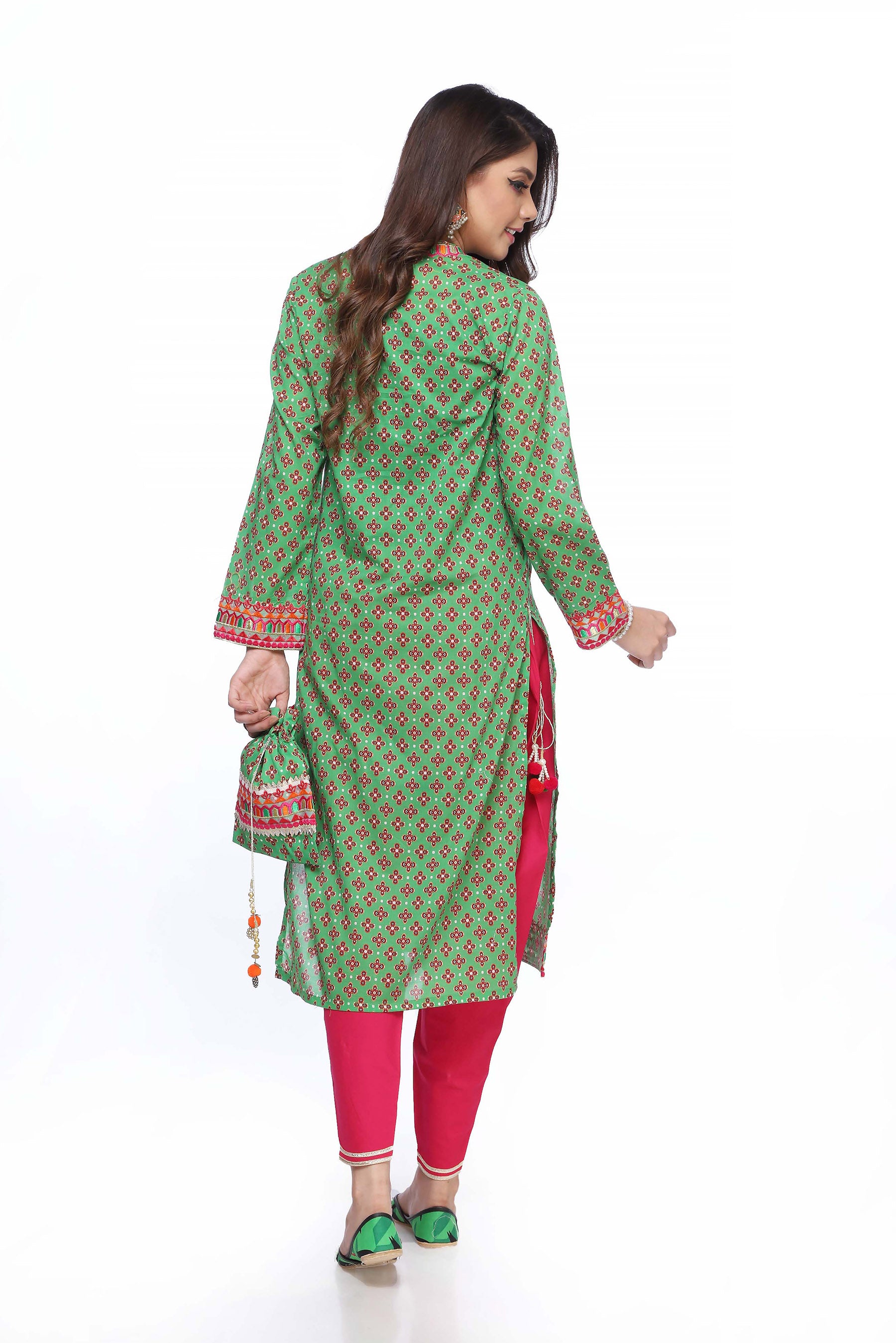2 Piece Printed Lawn Set (CR2619)