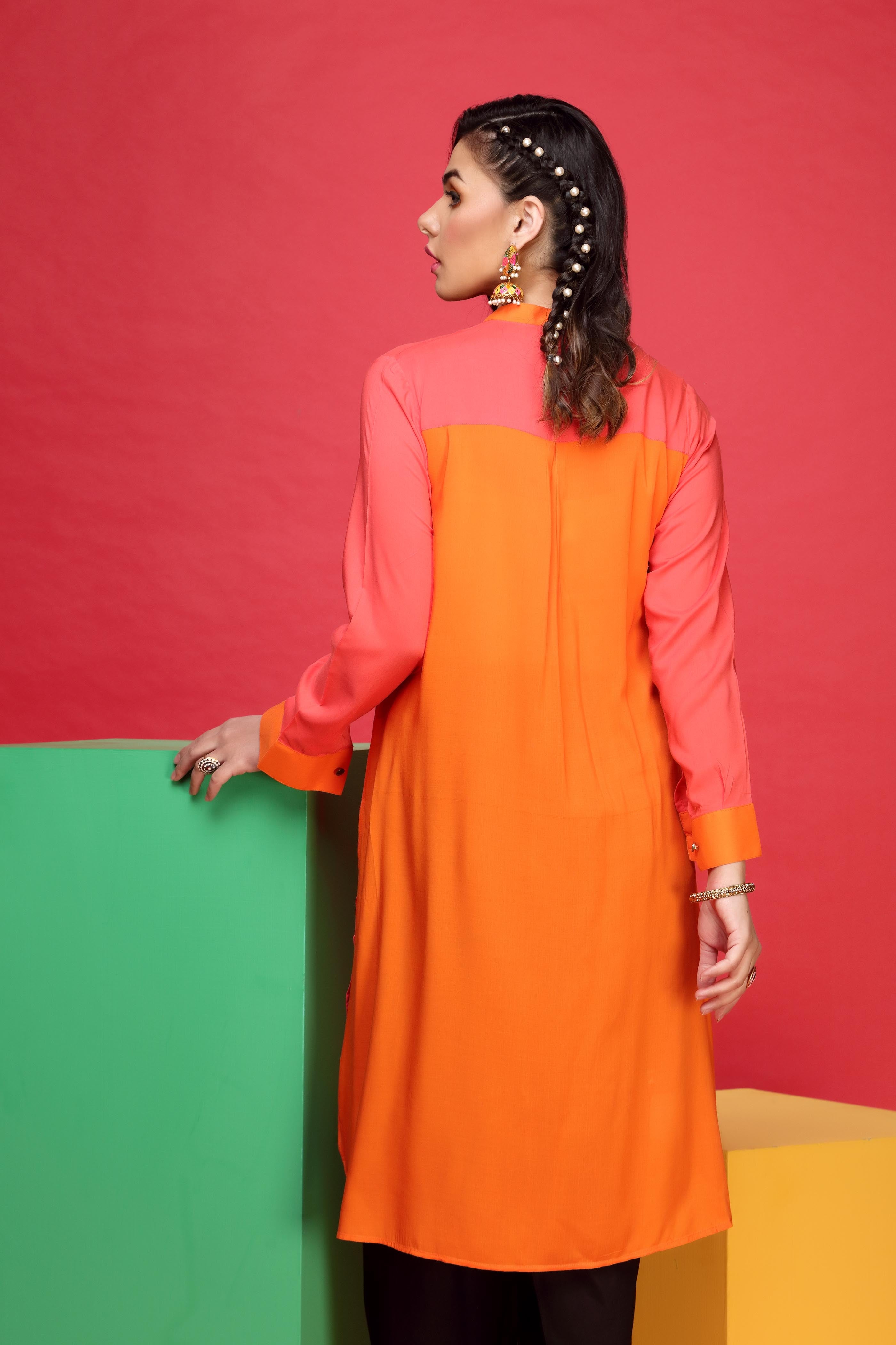 1 Piece Arabic Lawn Top (NR0351)