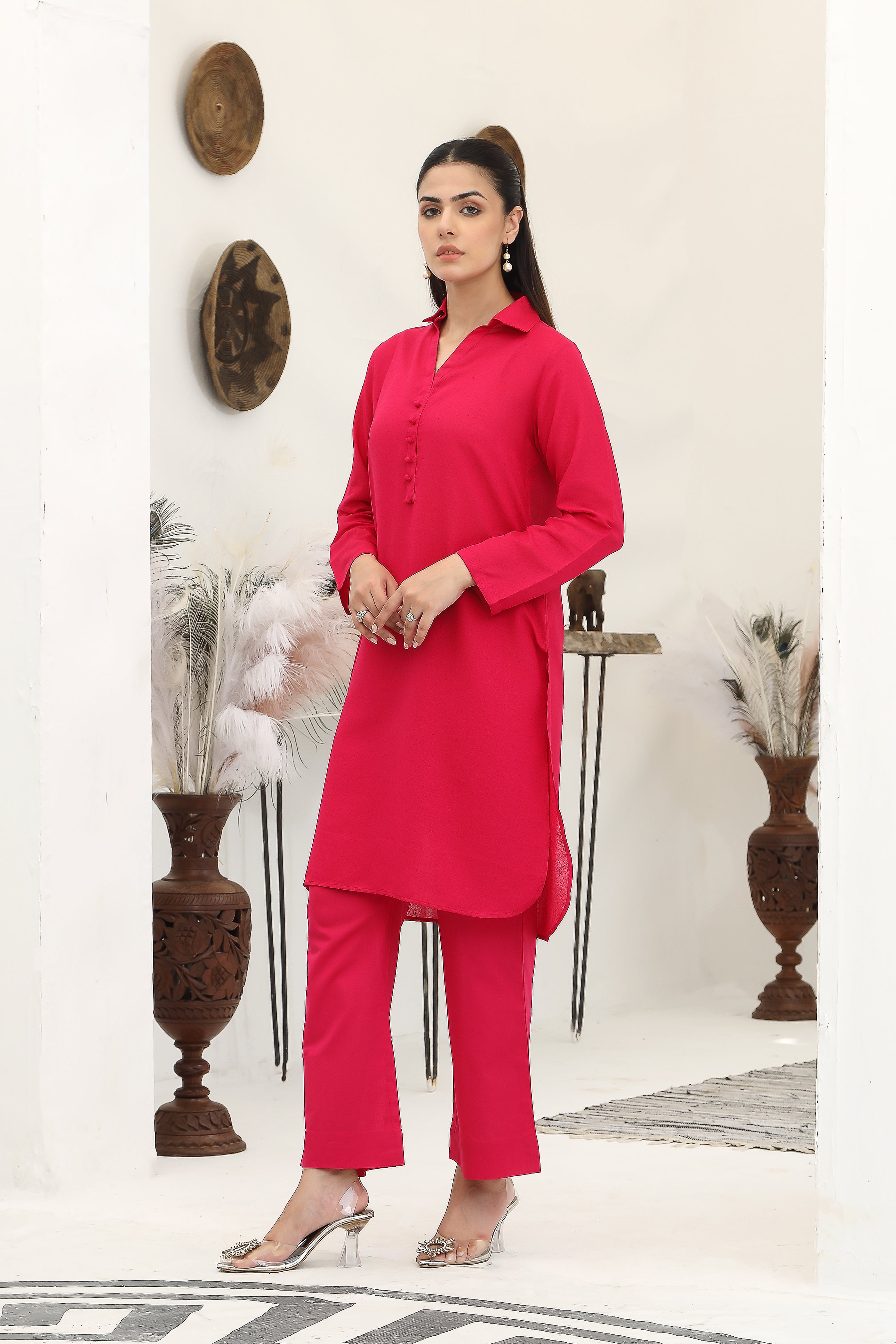 2 Piece Lawn Karandi Suit (NR0397)