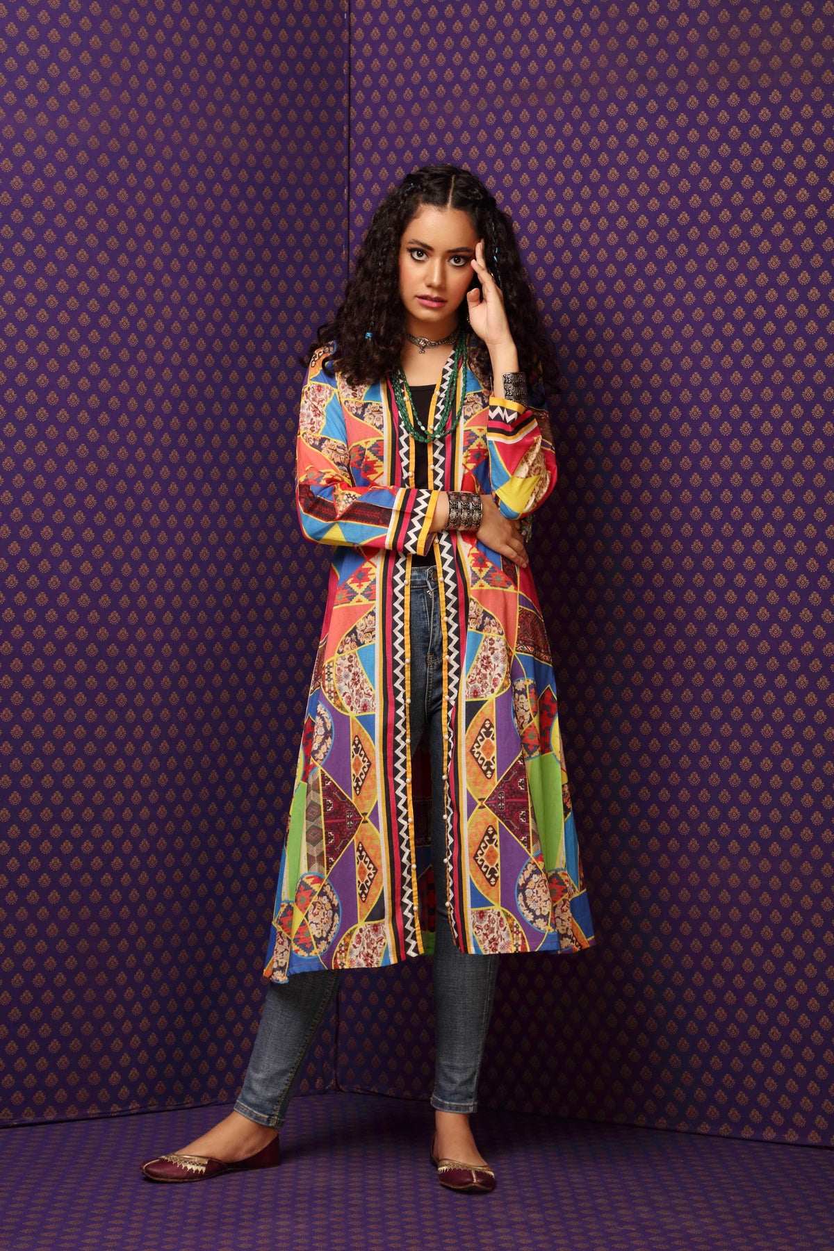 1 Piece Printed Lawn Top (TR0485)