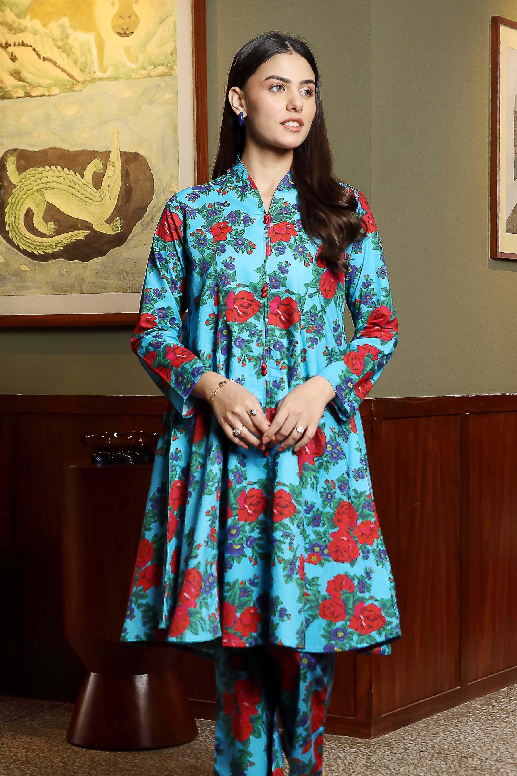 2 Piece Cambric Suit (TR1041)