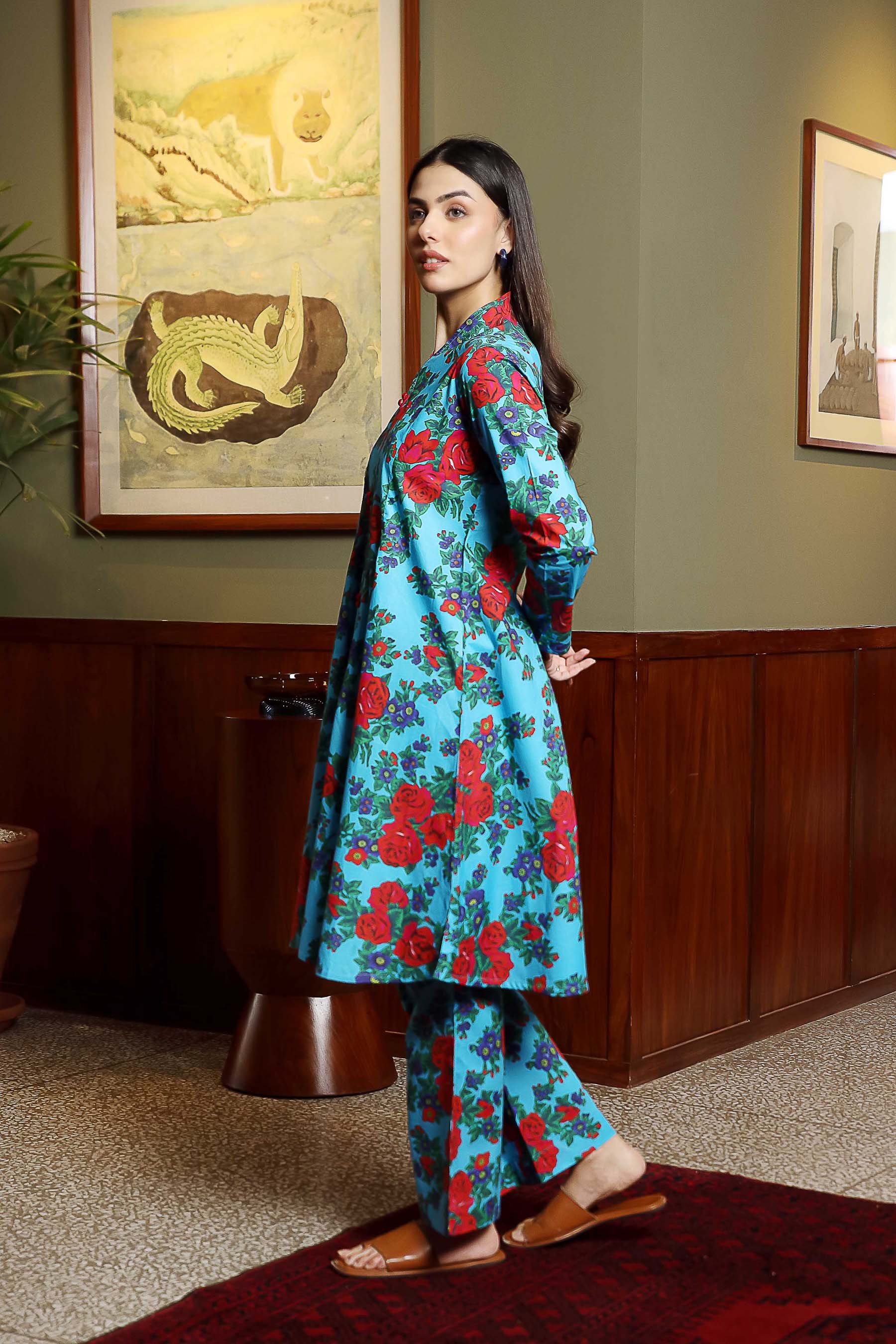 2 Piece Cambric Suit (TR1041)