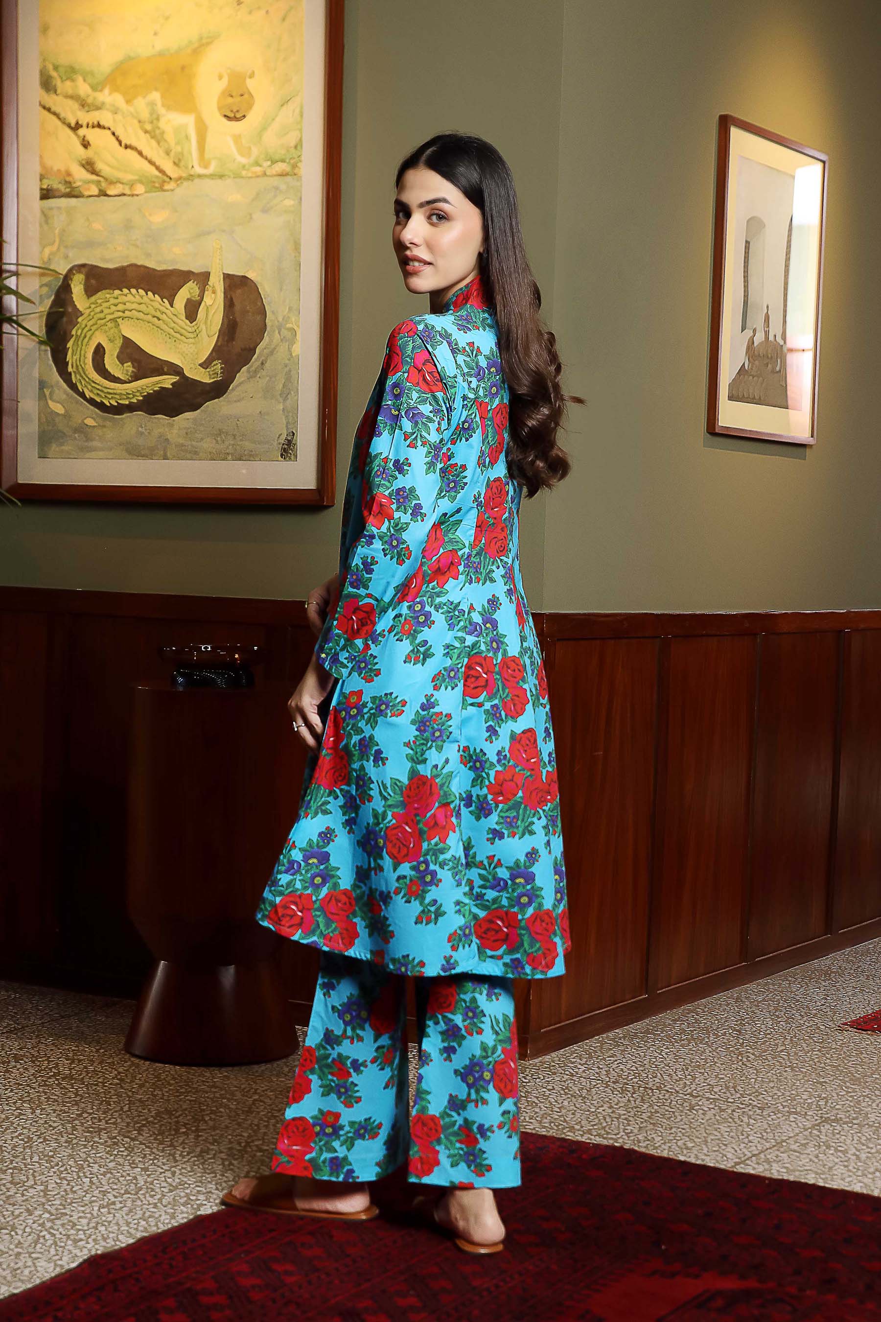 2 Piece Cambric Suit (TR1041)