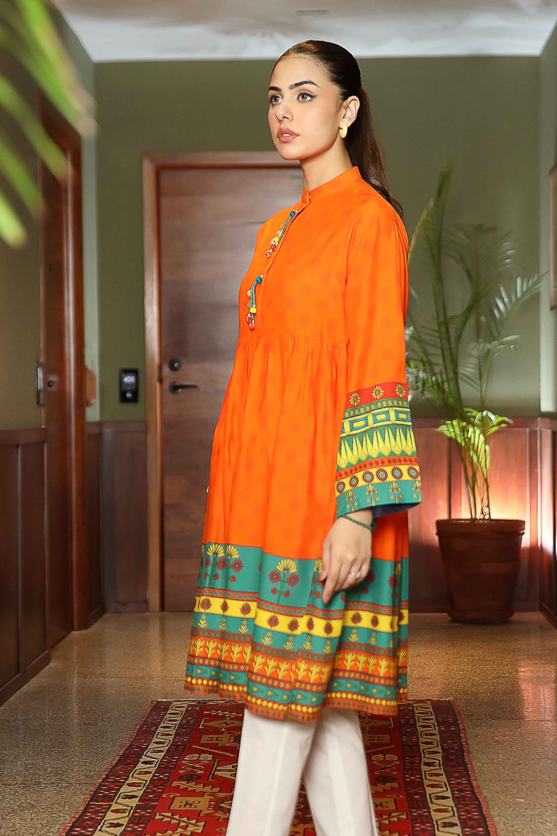 1 Piece Linen Frock (TR1052)