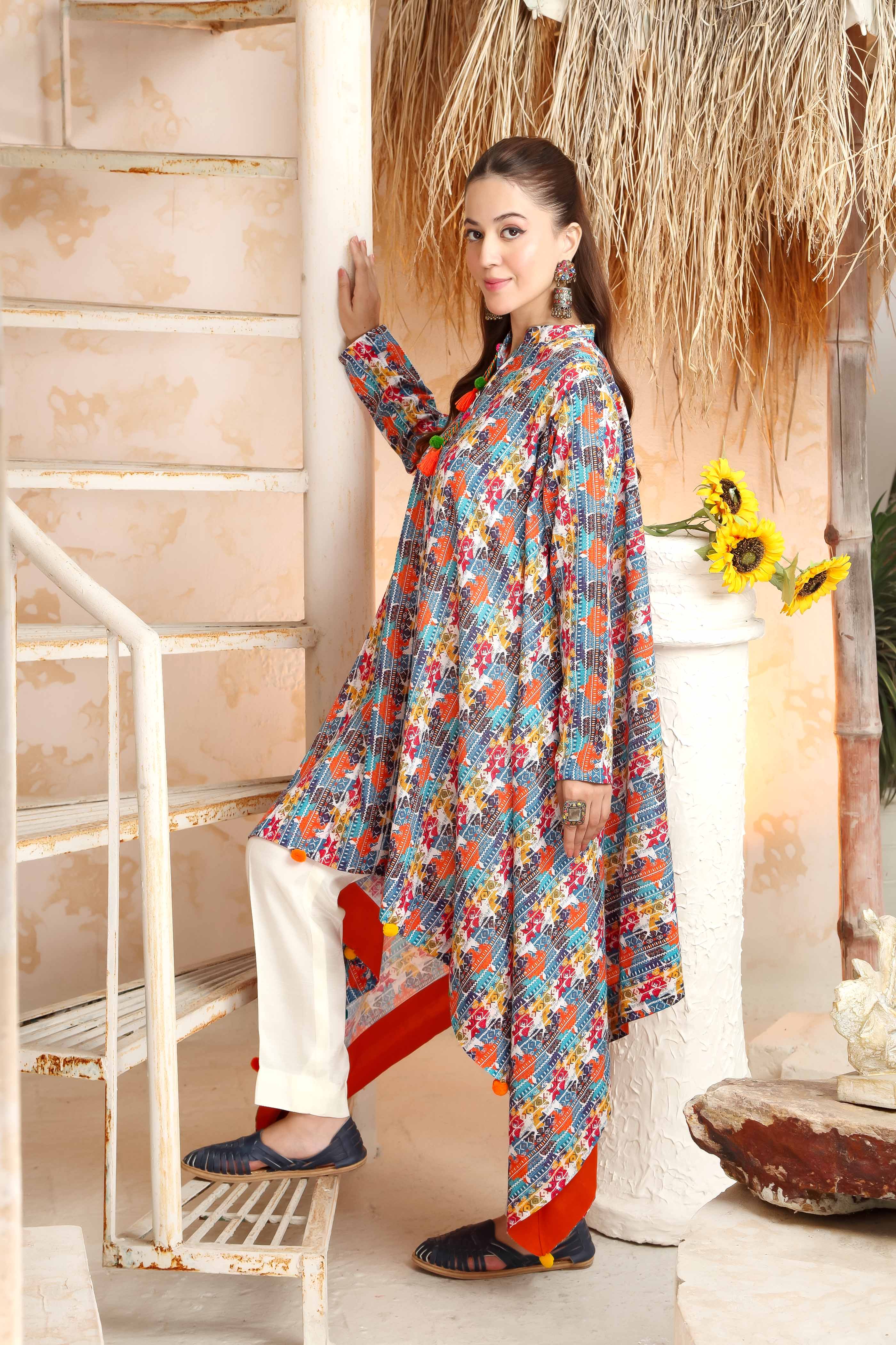 1 Piece Khaddar Top (TR1058)