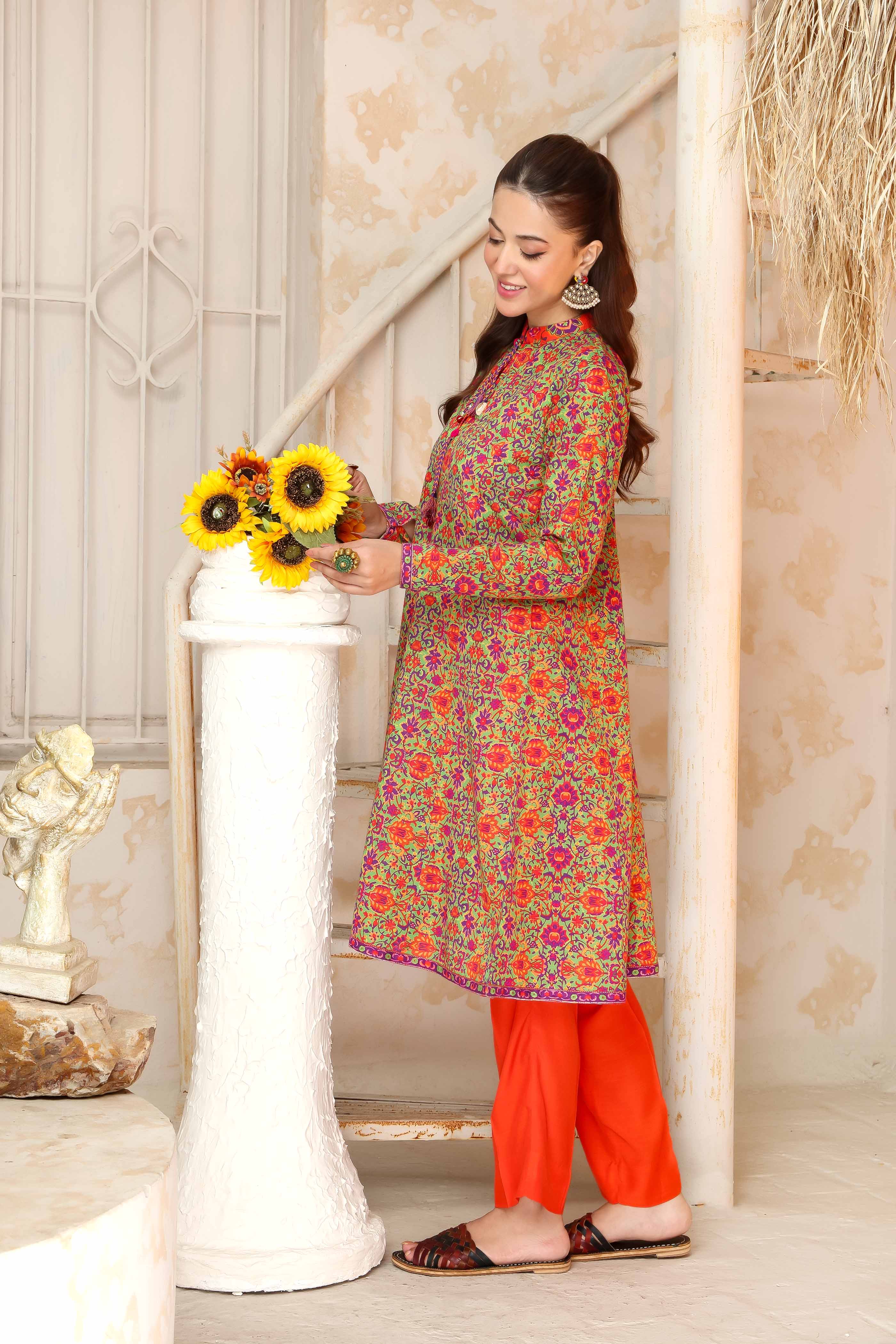 1 Piece Khaddar Frock (TR1067)