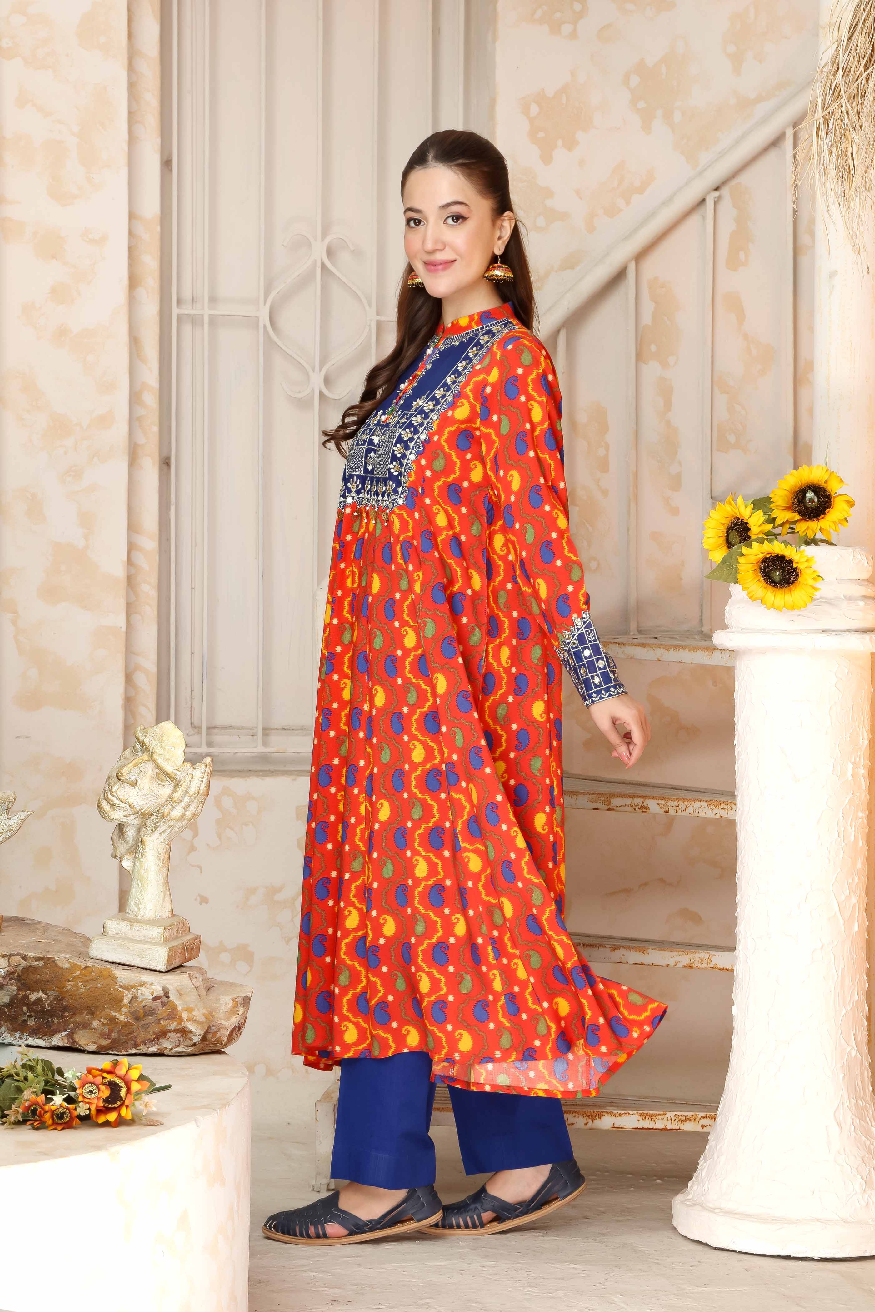 1 Piece Linen Frock (TR1069)