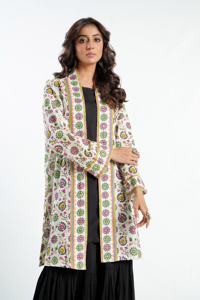 1 Piece Printed Lawn Shrug (TR0601)