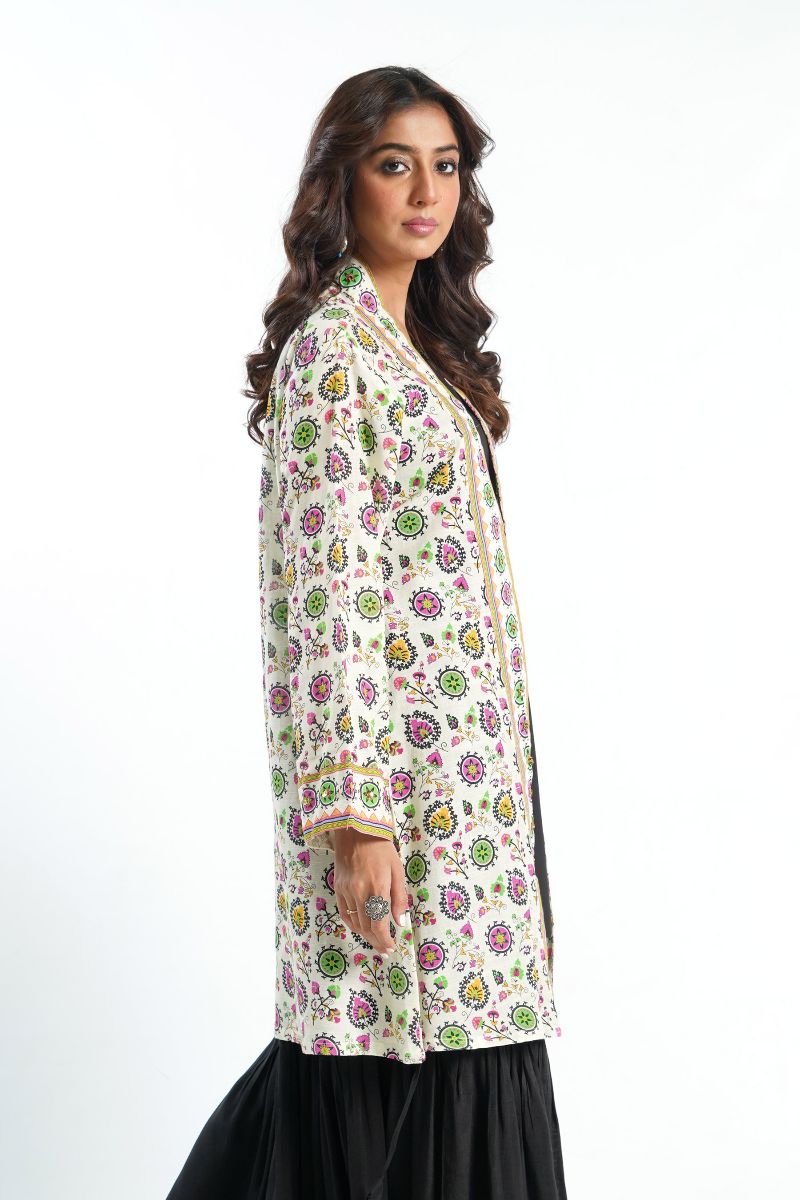 1 Piece Printed Lawn Shrug (TR0601)