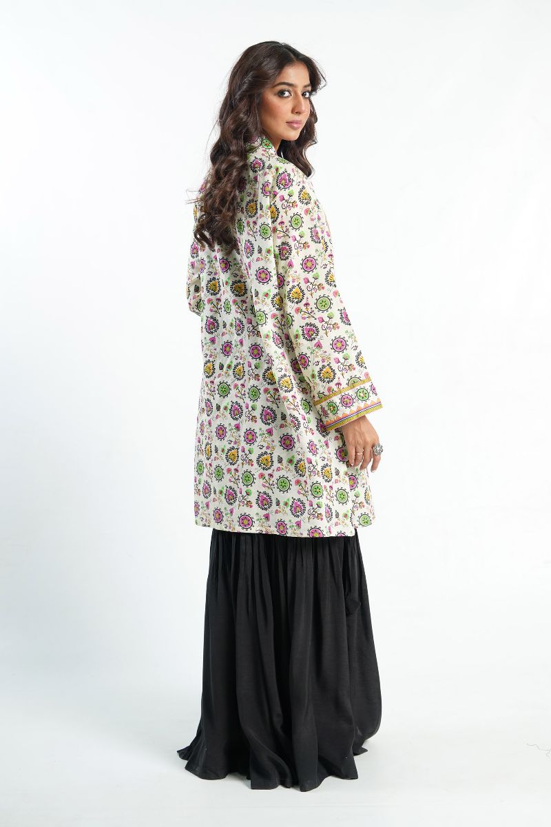 1 Piece Printed Lawn Shrug (TR0601)