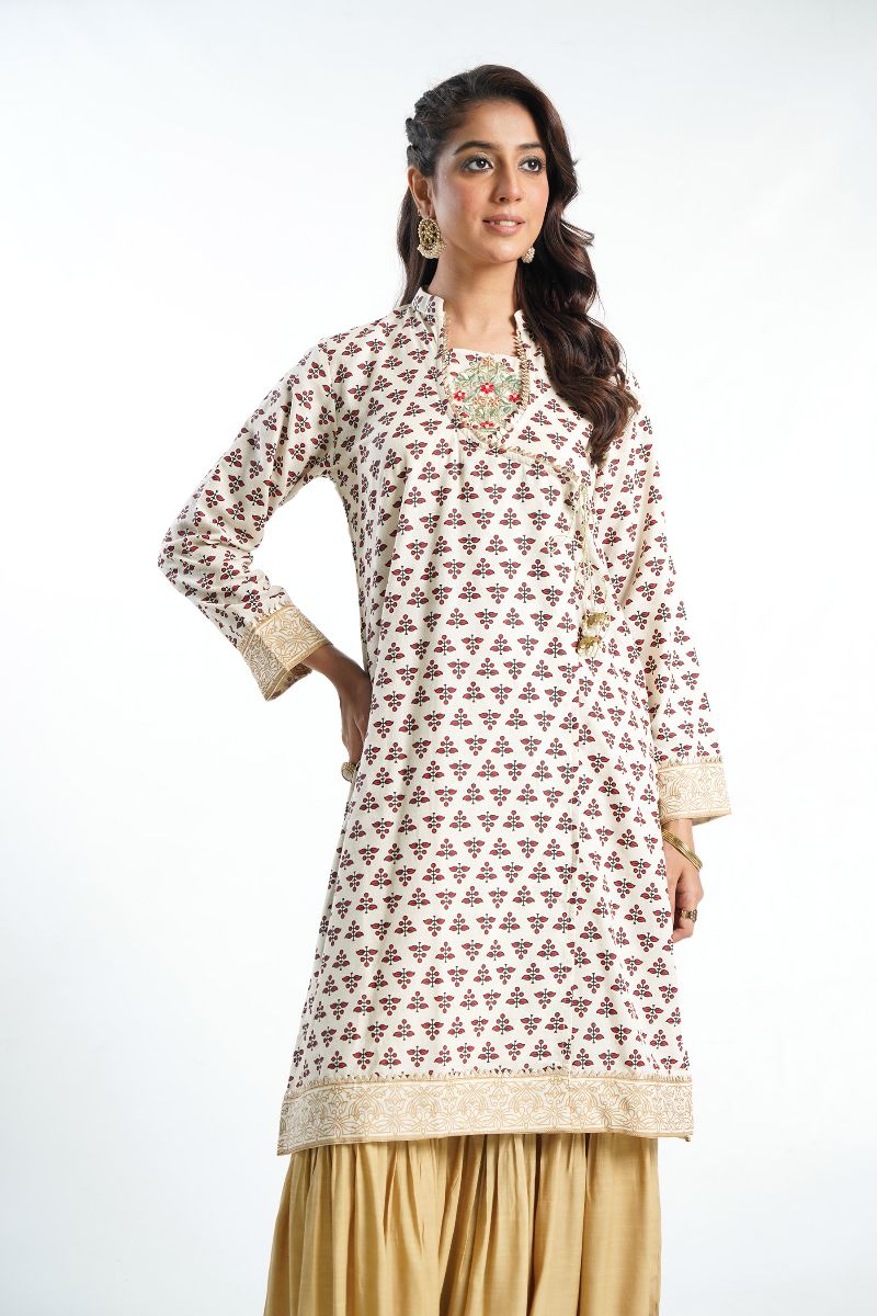 1 Piece Lawn Karandi Top (CR3073)
