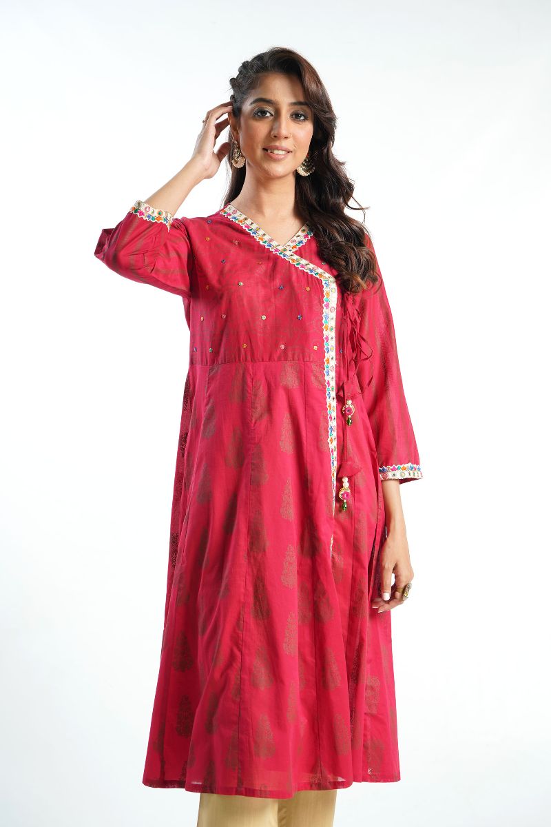 1 Piece Printed Lawn Frock (CR3053)