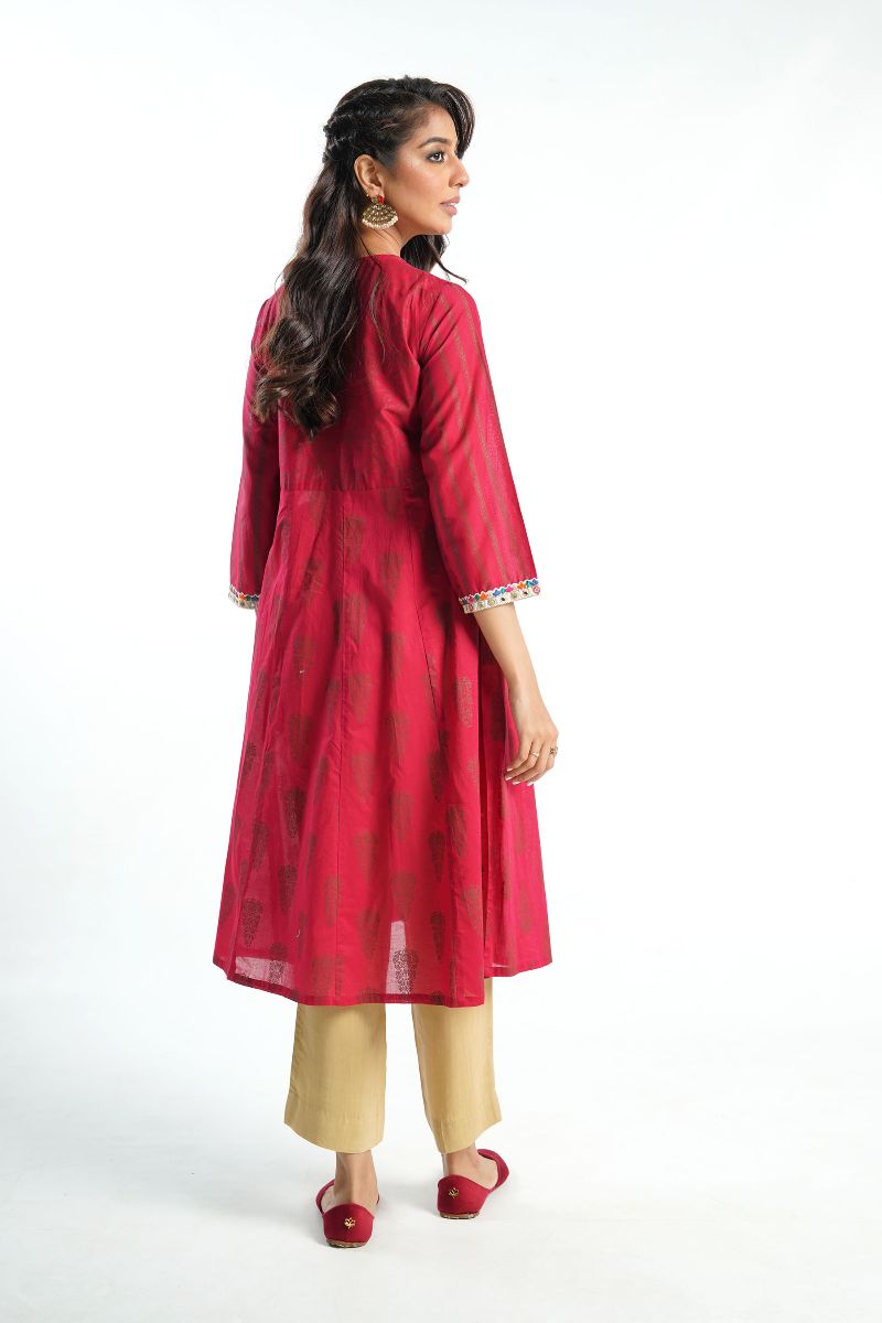 1 Piece Printed Lawn Frock (CR3053)